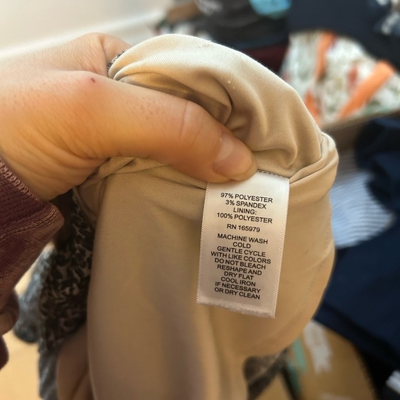 Cable & Gauge Y2K Puff Sleeve Ruched Animal Print Top - Picture 4 of 5